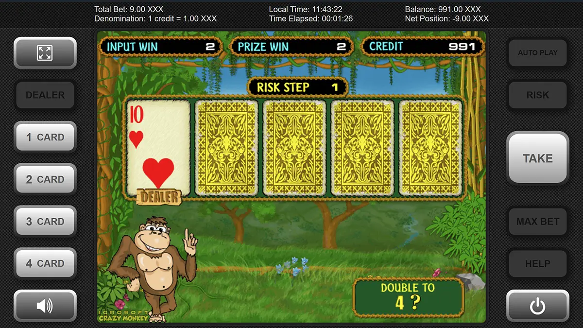 Правила гри в Crazy Monkey