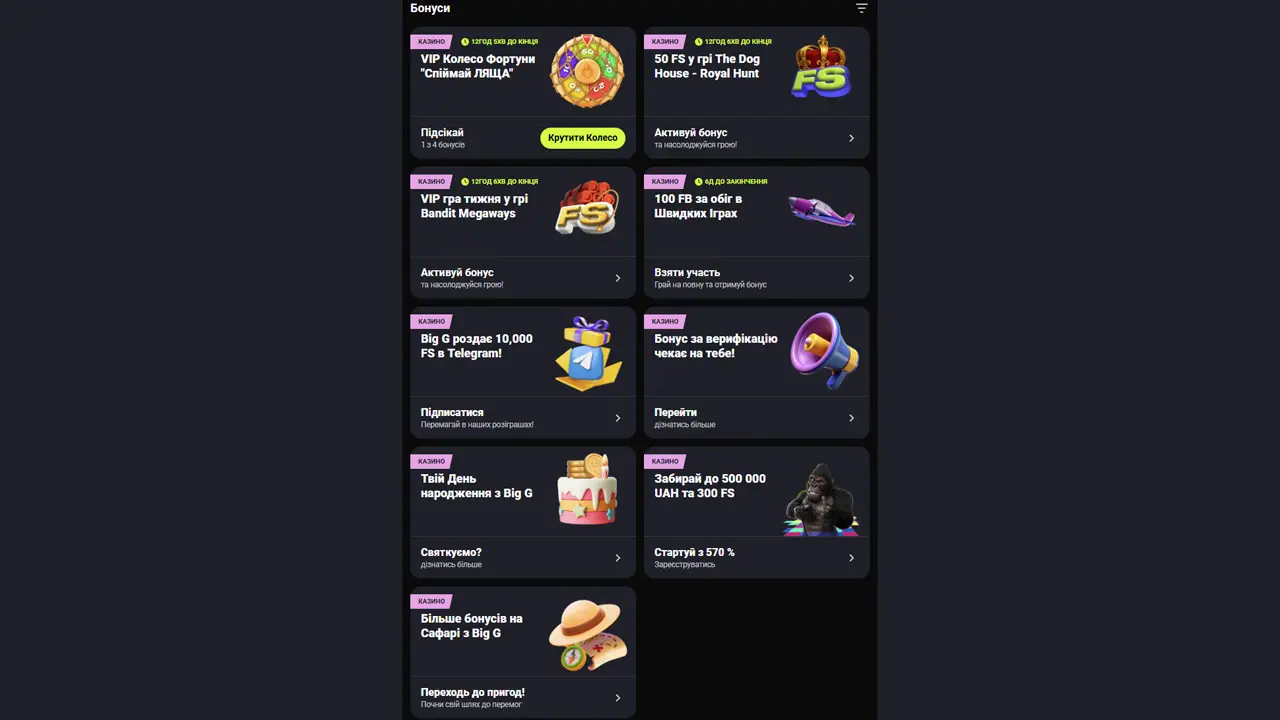 Найвигідніші бонуси казино Gorilla